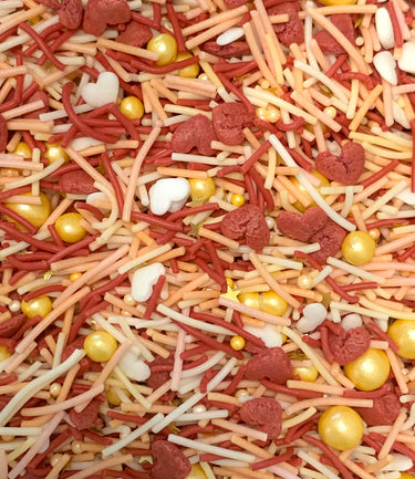 Pink And Gold All Natural Sprinkles Mix đź’ź